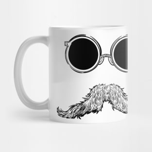 Sunglasses and Mustache Mug